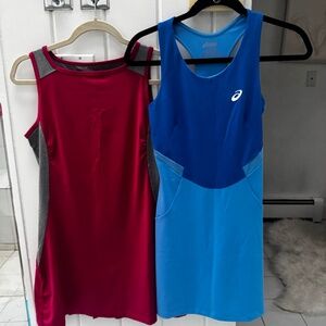 Two tennis dresses asics and tail XS